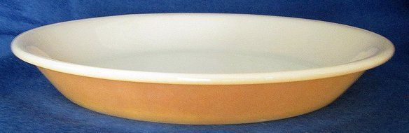 Vintage Fire King Peach Luster 9 Inch Pie Plate N2