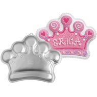 Wilton CROWN Cake Tin Baking Pan insert instructions king queen princess