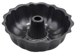 Winco CCP-10F 10&quot; Non-stick Aluminized Carbon Steel Fluted Cake Pan