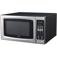 Oster OGZE1304S 1.3 Cubic Foot Black and Stainless Steel Digital Microwave Oven