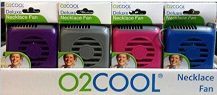 (LOT OF 4) O2 COOL Necklace Fans