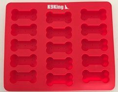K9King Dog Treat Cake Pan, Silicone Bone Mold, 12 by 10 inch N5