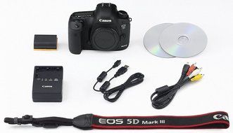 Canon DSLR camera EOS 5D Mark III body EOS5DMK3 [International Version, No Warranty] N8