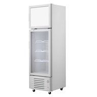 318 Liter Double-Temperature 2 Doors Commercial Refrigerator Merchandise Top Freezer &amp; Milk Beer Soda Beverages... N2
