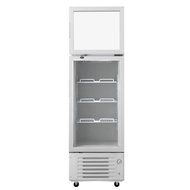 318 Liter Double-Temperature 2 Doors Commercial Refrigerator Merchandise Top Freezer &amp; Milk Beer Soda Beverages... N4