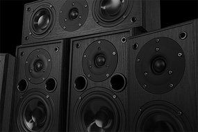 Fluance AV5HTB Dynamic Home Theater Surround Sound 5.0 Channel Speaker System including Powerful Two-way Bookshelf...