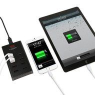 EZOPower International 8-Port 96W 19.2A Smart USB Desktop Charger Station with 2.4A output each with 3 International... N5