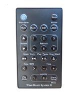 Black Replacement Remote Control for Bose Wave Music System III
