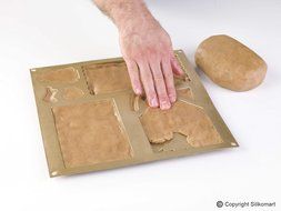 Silikomart HSH01 Silicone Let's Celebrate Bakeware Collection Cake Pan, Gingerbread N7