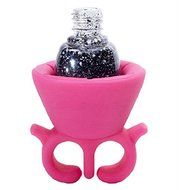 SymWell(TM) new arrival 1pc portable woman lady girls Silicone Finger Wearable Nail Polish Holder Display nail...