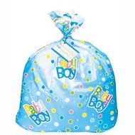 Blue Stork Boy Baby Shower Cupcake Kit for 24 N12