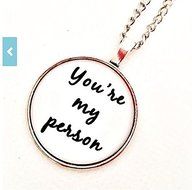 Grey&#039;s Anatomy necklace - You&#039;re my person necklace