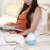 Ultrasonic Humidifiers, Cartoon Egg Tumbler mini USB desktop office humidifier, Cool Mist Whisper-quiet Operation... N9