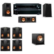 Klipsch RP-150M-E Monitor Speaker 7.1 R112SW Denon AVR-X2100W