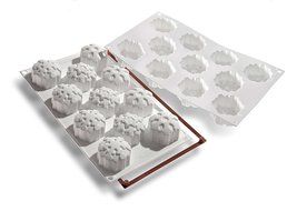 Silikomart Silicone Let's Celebrate Bakeware Multi Cake Pan, Halloween N26