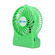 iKKEGOL Mini Portable Wireless Rechargeable Super Strong Wind Fluorescence Cooling Desk Fan - 3 Mode Wind Speed... N19