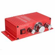 ELEGIANT [Upgraded Version]12V 15W + 15W Bluetooth Stereo Mini HiFi Amplifier with LED Light Booster Radio MP3... N5