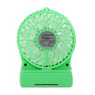 iKKEGOL Mini Portable Wireless Rechargeable Super Strong Wind Fluorescence Cooling Desk Fan - 3 Mode Wind Speed... N20