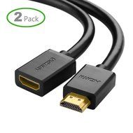 HDMI Extension Cable, Ugreen HDMI Male to Female Extension Cable Gold Plated Supports 1080P and 3D for Blu Ray... N7