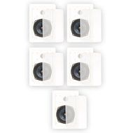 Blue Octave BDW52 In Wall Speakers 2 Way Home Theater Surround Sound 5 Speaker Set