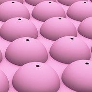 Silicone Cake Pop Molds &ndash; Pink BPA Free Nonstick Flexible Durable Odorless &ndash; Baking or Freezing - Bitesize Fancy... N5