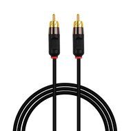 RCA Cable, iXCC 2pc 6ft Dual Shielded Gold-Plated RCA Male to RCA Male Stereo Audio Cable Connectors N4