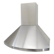 KOBE Range Hoods RA9236SQB-1 Wall Mount 750 CFM Stainless Steel with LED Lights, 36-Inch N4