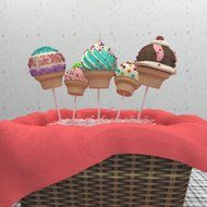 Silicone Cake Pop Molds &ndash; Pink BPA Free Nonstick Flexible Durable Odorless &ndash; Baking or Freezing - Bitesize Fancy... N6