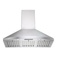 KOBE Range Hoods RA9236SQB-1 Wall Mount 750 CFM Stainless Steel with LED Lights, 36-Inch N5