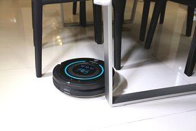Lilin Robotic Vacuum Cleaner Multifunction(Sweep, Mop, Vacuum, Sterilization), LCD Touch Screen, Auto Charge,...
