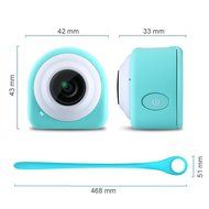 HD 1080p Digital Video Camcorder With 360&deg;Rotation Selfie Stick, COCA+ Mini Lifestyle Action Camera with Smart... N8