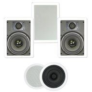Theater Solutions TS-85 1250 Watt 5CH 8&quot; In-Wall/Ceiling Home Theater Speaker System N3