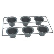 Popover Pan Non-Stick 6 Cup
