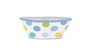 Blue Stork Boy Baby Shower Cupcake Kit for 24 N16