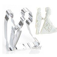 Anyana Wedding Bride Groom Biscuit Sugarpaste Mould Cookie Cutters Cake Decorating Tool N7