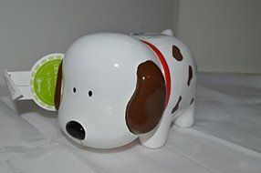 Roman 65459 Puppy Bank with Woof Sound Piggy
