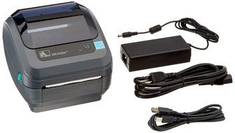 Zebra GK420d Monochrome Desktop Direct Thermal Label Printer with Fast Ethernet Technology, 5 in/s Print Speed...