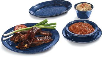 Carlisle 4352835 Dallas Ware Melamine Nappie Bowl, 10 oz. Capacity, 4.96 x 1.81&quot;, Cafe Blue (Case of 48) N3