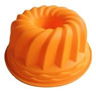 FLY Large Spiral Shape Cake Pan Bread Chocolate Bakeware Silicone Mold N4