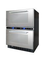 Vinotemp VNTVT-WINEDRAWER Mirrored Two Drawer Mirrored Wine &amp; Beverage Center