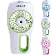 ZELAF 2nd Generation iFan&trade; Mini USB Handheld Misting Fan with Personal Cooling Spray Mist Humidifier and Built-in... N3