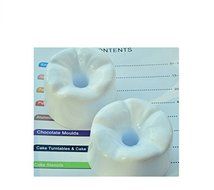 Anyana 2pcs set Peony Plastic Cookie Cutter Cake Mould Tool Kitchen Tool Sugar Paste Baking Mould Cookie Pastry N3