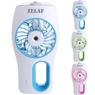 ZELAF 2nd Generation iFan&trade; Mini USB Handheld Misting Fan with Personal Cooling Spray Mist Humidifier and Built-in... N5