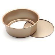 Hiltow Non Stick Round Cheesecake Pan with Removable Bottom ,Heavy-gauge Steel(8 by 3-Inch) N4