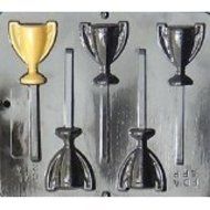 Trophy Lollipop Chocolate Candy Mold 214 N2