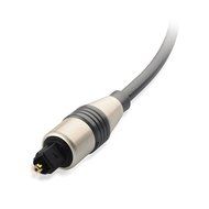 Cable Matters 2-Pack, Gold Plated Toslink to Mini Plug Digital Optical Audio Cable 3 Feet N9