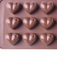 HT BAKEWARE | Silicone Chocolate Heart Mold