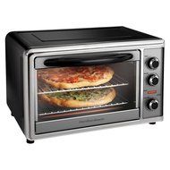 Hamilton Beach Countertop Oven with Convection and Rotisserie - Silver/Black (31104) Plus Bonus Smoothie Bundle...