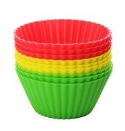Chef Le Bon Clbsilcups Red Light Green Light Silicone Muffin Cups
