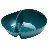 Zak! Designs Moso Divided Plate, 100% Natural Materials and BPA-free, 10.5&quot;, Rye, Set of 6 N22